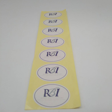 Sticker Kertas Perekat Custom Dengan Percetakan CMYK