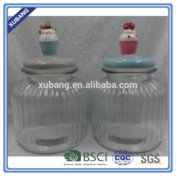 Manufacturer honey glass jar for food