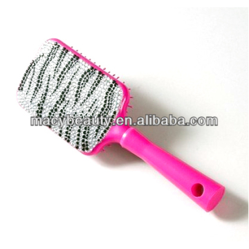 Bling Zebra Paddle Brush