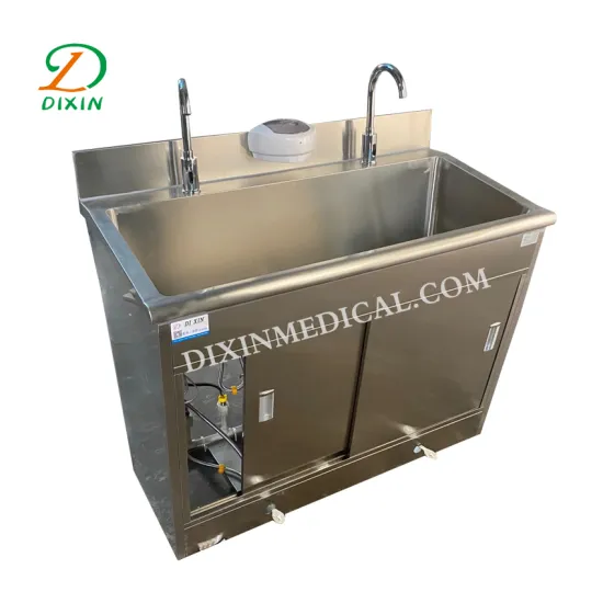 Hospital Foot Pedal Sink For Two Pesons