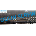 92/188 Twin Conical Screw and Barrel for WPC Spc PVC Extrusion