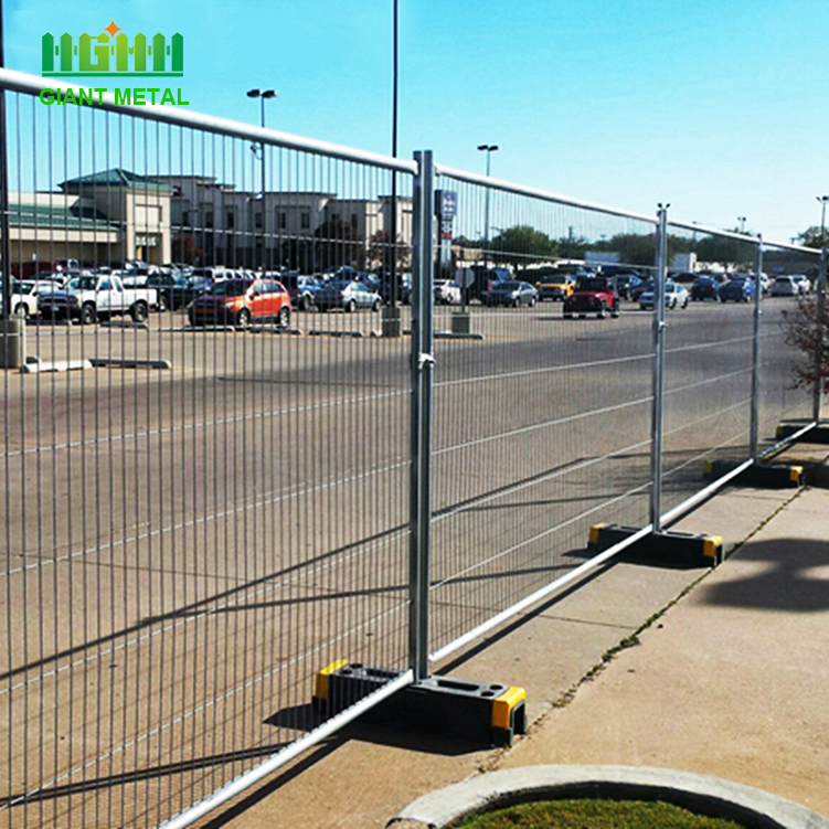 Welded galvanized temporary fence