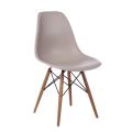 Réplica de la silla auxiliar de comedor de plástico eames dsw