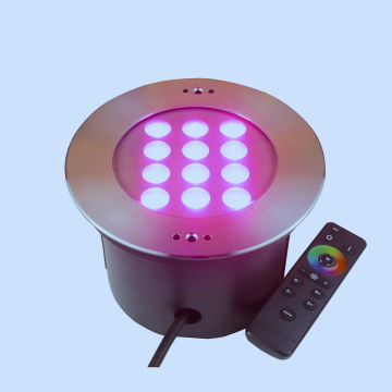 Ánh sáng bể bơi 316SS với RGB từ xa