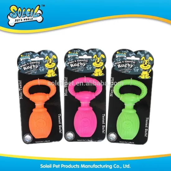 Good Quality Multiple Colors Treat And Play Rubber Pet Toys For Dog