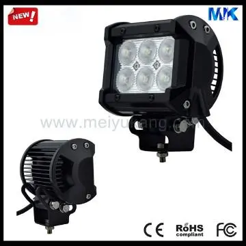 18W super bright LED light bar dipped headlights for SUV,ATV,4WD
