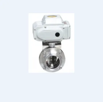 Hygienic Electric Thread Butterfly Valve