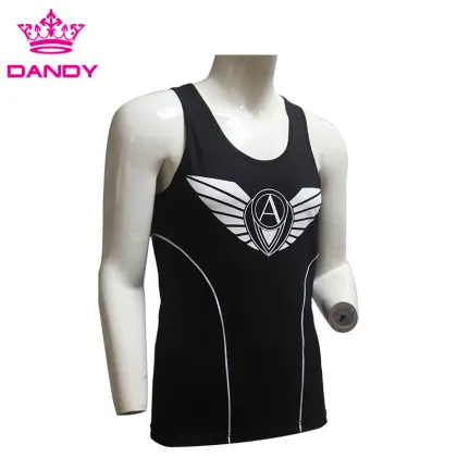 Custom mens Compression Fitness Tank Tops