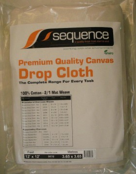 12*12 canvas drop cloth