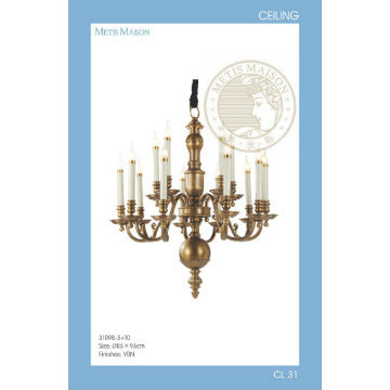 Copper Lighting Antique Chandelier