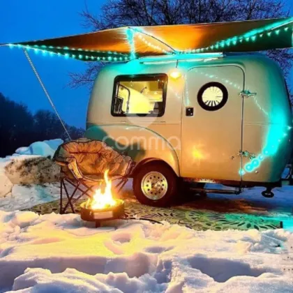 4x4 offroad trailer with bathroom and kitchen