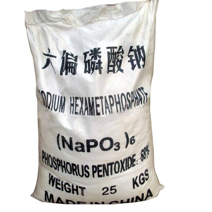 Hexametaphosphate de sodium SHMP d'eau plus douce