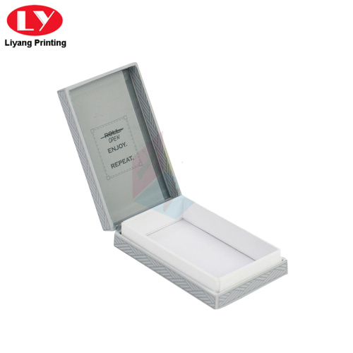 OEM Custom Printed Paper Gift Clamshell Box