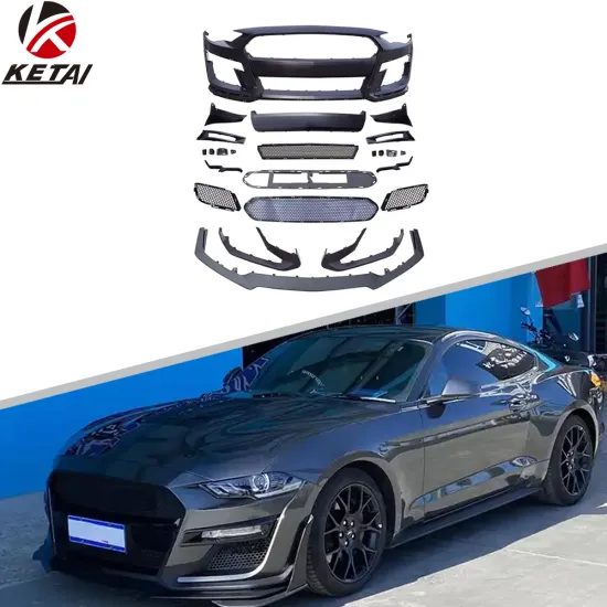 GT500 Style Front Bumper Kit for Mustang 2018-2022