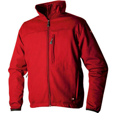 Fashionable Red Men's Winter Jacket with Stand Collar, Right Chest Pocket, OEM/ODM Orders Available