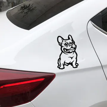 Car Stickers French Bulldog Dog Car Sticker Vinyl Cars Decal Custom Window Door Wall Sticker OV04