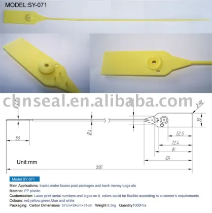 Plastic Seal SY-071 (Bag seal)