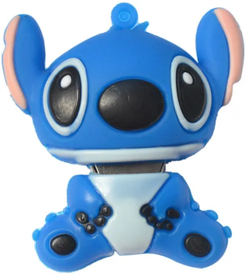 New Cool Cartoon Animal 4gb 16gb Stitch USB Flash Drive Blue