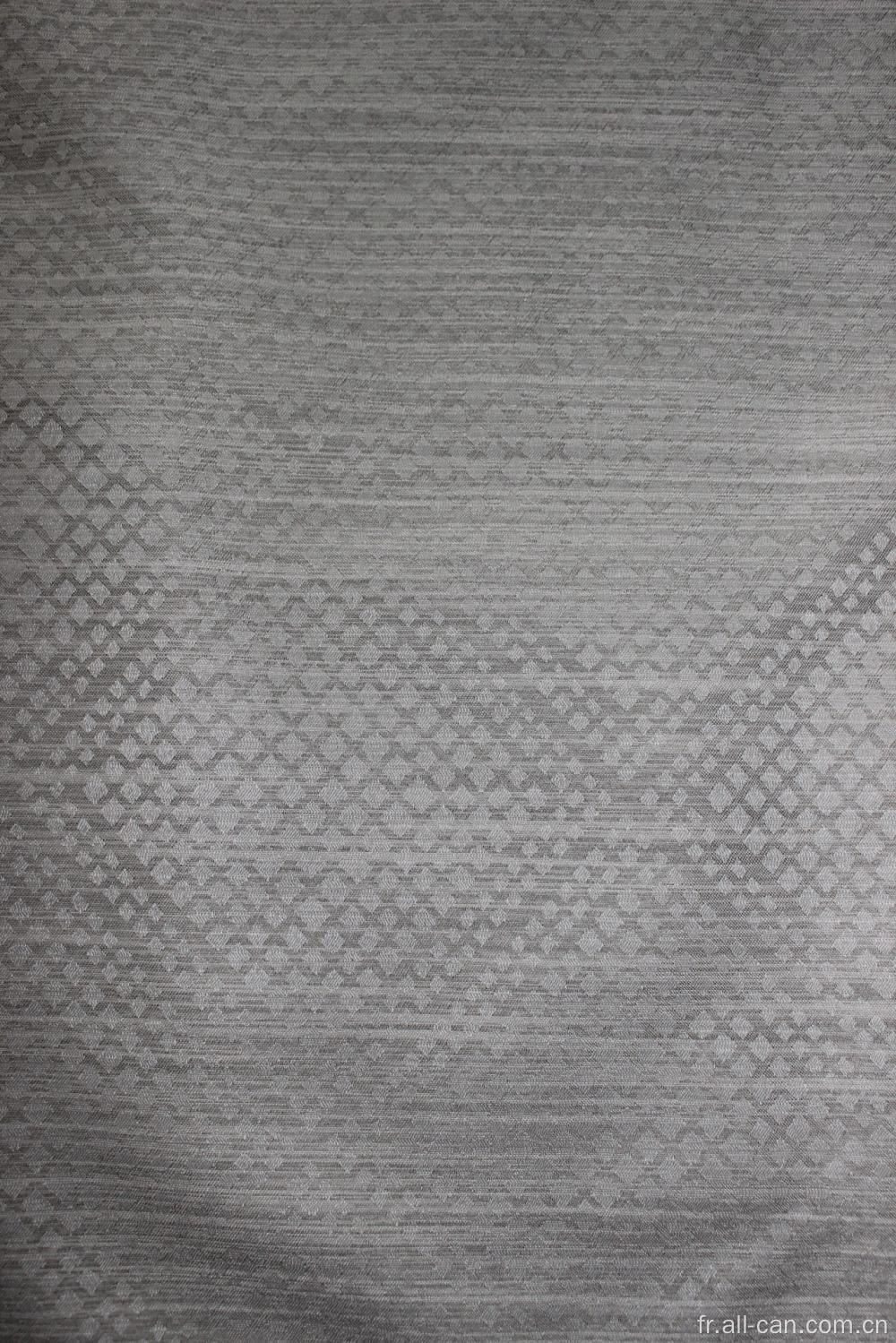 Tissu de rideau de revêtement Jacquard