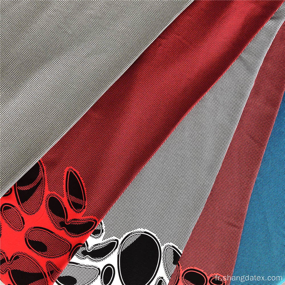 Twill Rayon Print 125GSM bonne qualité