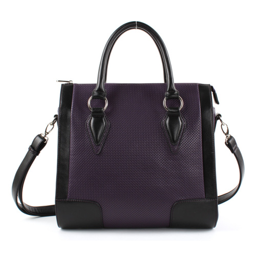 2014 New Arrival Ladies Fashion Woven Pattern PU Handbag (S2003)