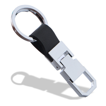 Custom Printed Metal Leather Keychain: Multi-functional, Personalized Logo Design, Souvenir Keychain