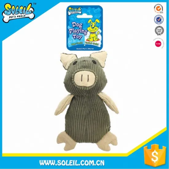 Various Colors Polyester Sound Toys Plush Dog Toy