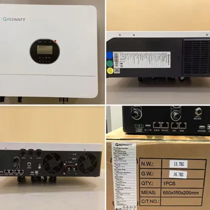 Enphase IQ8 IQ7 Micro-Inverter 6kW Off-Grid Hybrid Balcony System with SPF 6000 ES Plus and Growatt Solar Inverter
