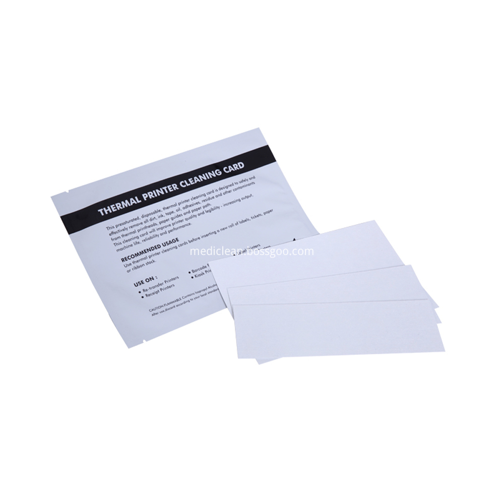 Thermal Printer Printhead Cleaning Cards 2.5x6