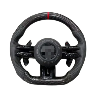 Neues Modell LED Carbon Faserlenkrad für Mercedes-Benz Acges Klasse AMG A45 W204 W205 W212 W211 W213 GLA45