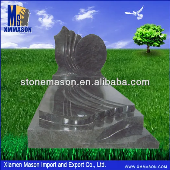Favorable price blue marble tombstone