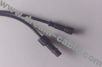 Mini 2pin DIN Waterproof Cable with Screw