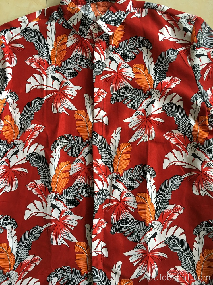 impressão de camisas de praia havaianas masculinas