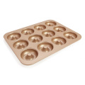 6 Cup Doughnut Pan The Circular Gold Mold With 12 Cups Supplier