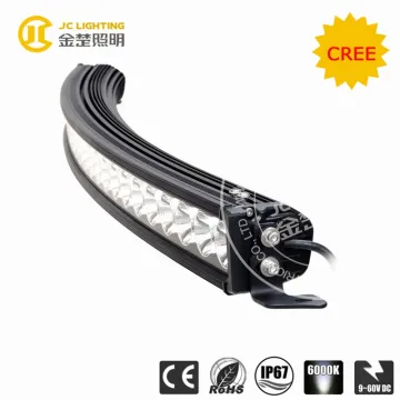 Wholesale led hight power lights curved 50" led light bar for jeep, truck, excavator, SUV, ATV