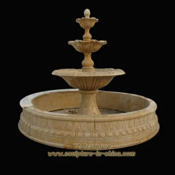 4 Tiers Marble Garden Fountain