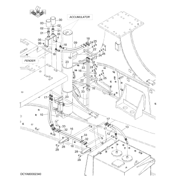 4723741 4703189 4701259 filters for mining truck