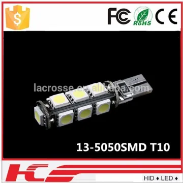 T10 W5W Canbus 13-5050smd led car light bulb