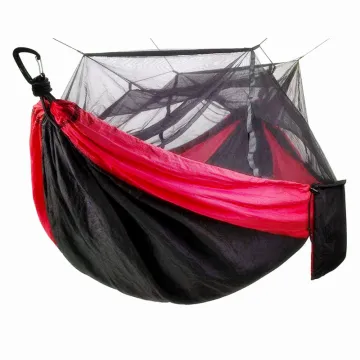 2 Person Portable Outdoor Nylon Tent Hammock with Mosquito Net