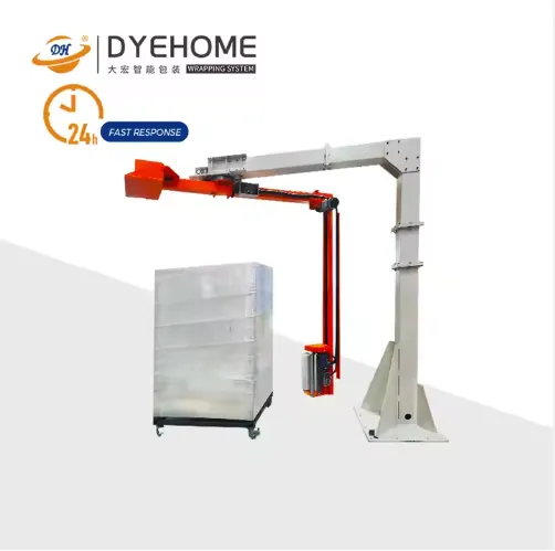 Automatic Rotary Arm Pallet Wrapping Machine