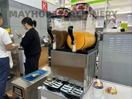 Snow Melting Slush Machine: Three Bowls Jolly Rancher" 

However, to make it more SEO-friendly and clear, you might consider:

"Three Bowls Slush Machine - Jolly Rancher Snow Cone Maker