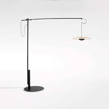 Original Wood Color Adjustable Corner Floor Standing Lamp