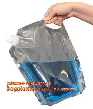 Spout Bag for Liquid Juice, Milk Wine Packaging Pouch, Stand Up Liquid Hand Soap Spout Pouch Bag