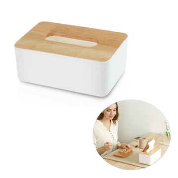 Beautiful Wooden Lid Napkin Storage Box