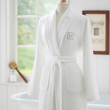 Hotel logo Luxury spa bath Robe 100% Cotton