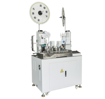 HL-HY02 Full Automatic Double Wire Combined Terminal Crimping Machine