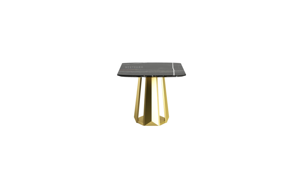 luxury modern rectangle black dining table