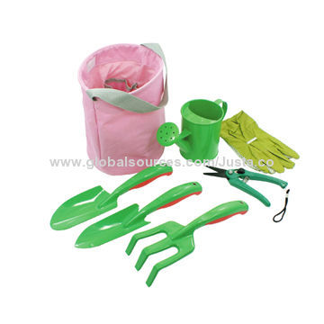 Decorative garden tools toys