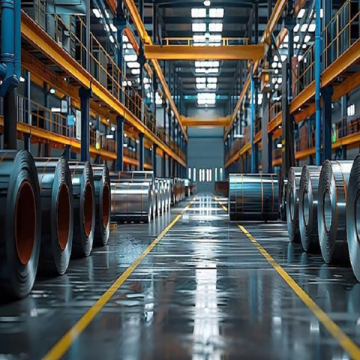 Intelligent automated warehouse for coil