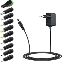 Adaptador de pared de la fuente de alimentación de alimentación de 12V 1A 12W